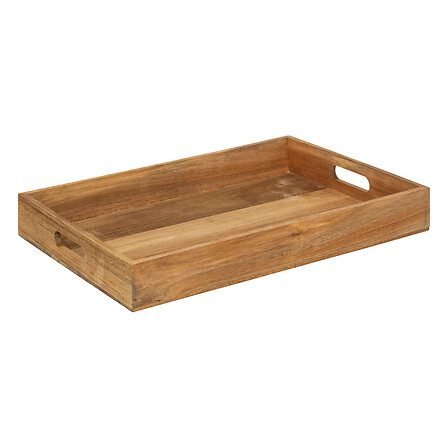 BANDEJA DE ACACIA, 42 X 40 CM