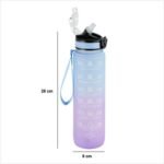 SPORTFLES MET RIETJE 1 L PETG ASSORTED - Afbeelding 16