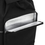 NOMADE METALEN BOODSCHAPPENTROLLEY MET 6 WIELEN - ZWART - Afbeelding 4