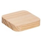 Square glass and pine jar 0.85 l - Image 3