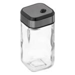 Glass salt and pepper pot set with bamboo stand - Afbeelding 7