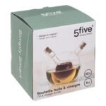 Round glass salad dressing bottle 0.5 l - Image 3