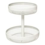 Mayaj 2-tier fruit basket metal beige