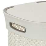 LAUNDRY HAMPER 60L LIN PURL - Afbeelding 2
