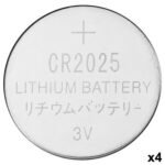 Pack of 4 CR2025 lithium button batteries with display - Afbeelding 2