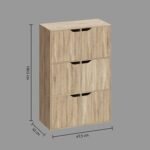 MIX N'MODUL 6 VAKKEN EN DEUR - NATUREL - Afbeelding 8