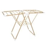 Bara wood-effect winged clothes airer 13 m