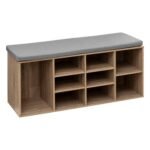 SCHOENENBANK MET VERWIJDERBARE PLANKEN - 8 PAAR