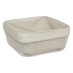 Mayaj square bread basket beige