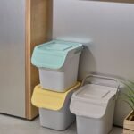 OPEN PRULLENBAK MET DEKSEL 20 L VAN KUNSTSTOF - Afbeelding 29