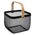 Mayaj square basket with handle