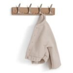 HAAK 4 STANGEN ALY L. 45 X B. 6,5 X H. 10 CM BEIGE - Afbeelding 6