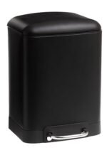 Ariane black metal pedal bin 6 l - Afbeelding 2