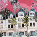 Ciudad patterned shopping bag - Afbeelding 2