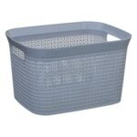 Scandi grey laundry basket 25 l