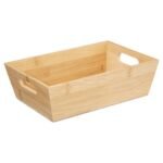 Bamboo bread basket 23 x 16 cm