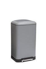 Ariane grey metal pedal bin 30 l - Afbeelding 2