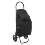 Nomade black metal 2-wheel shopping trolley