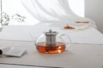 Theepot van 1,3 l glas en roestvrij staal - Afbeelding 2