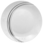 Set van 6 zachtgrijze dessertborden D20