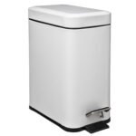 Laure softclose pedaalemmer van wit metaal 3 L