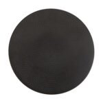 Dessertbord Caviar diam 21 cm zwart