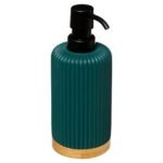 Modern color zeepdispenser - petrolblauw