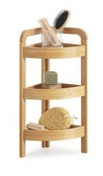 Bamboe hoek-etagère 3 niveaus maat M - Image 2