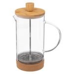 Koffiepers 1 l glas en bamboe