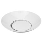 Set van 6 holle borden 20 cm Lichtgrijs - Afbeelding 2