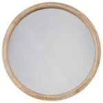 Ronde spiegel Olav diam 52 cm hout naturel