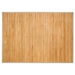 Badmat 120 x 170 cm  van bamboelatten maat L naturel