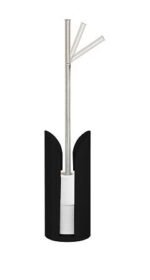 Kohlkleurige toiletroldispenser en houder - Image 2