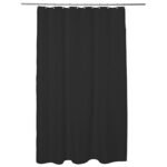 Moderne color douchegordijn honingraat - houtskoolkeur