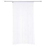 Draadgordijn 90 x 200 cm wit - Afbeelding 2