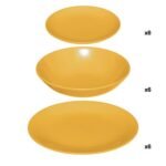 18-delige serviesset Colorama geel