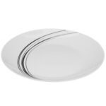 Set van 6 zachtgrijze dessertborden D20 - Afbeelding 2