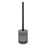 Toiletborstel zilver