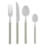 24-delige besteklade Indonésie groen plastic