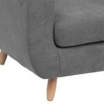 2-zits vaste bank Retro grijs - Image 2