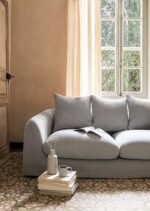 3-zits vaste bank Emile grijs - Image 2