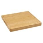 Vierkante snijplank van bamboe 37 x 37 cm