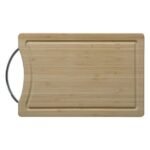 Snijplank met handvat van bamboe 30 x 20 cm - Afbeelding 2
