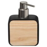 Natureo zeepdispenser van hars - zwart