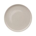 Dessertbord Terre inconnue diam 21 cm beige