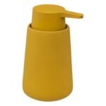 Cocon Retro colors zeepdispenser - mosterdkleur
