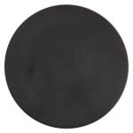Plat bord Caviar diam 27 cm zwart