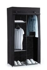 Modulaire kledingkast met 3 hangkasten en 5 legplanken - Afbeelding 2