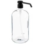 Glazen getinte zeepdispenser in displaybox 1 L