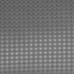 Douchegordijn honingraat - beton - Afbeelding 2